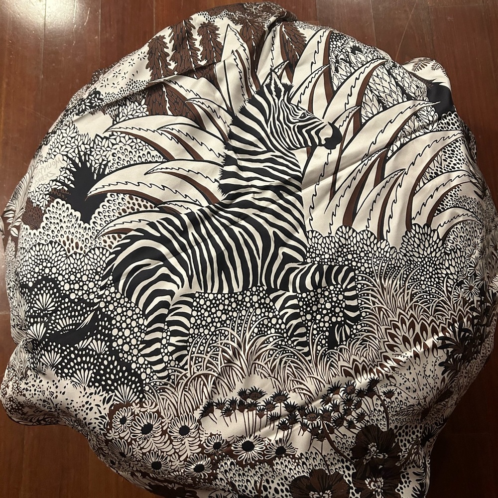 Hermes Mountain Zebra Scarf